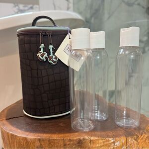 NWT Stephanie Johnson Toiletry Bag reusable container shampoo conditioner